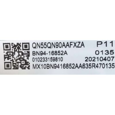 MAIN PARA SMART TV SAMSUNG QLED 4K (3840 x 2160) UHD CON HDR / NUMERO DE PARTE BN94-16852A / BN41-02855 / BN97-18210G / BN41-02855A / BN9416852A / 010233159810/ PANEL CY-TA055FLAV1H / MODELO QN55QN90AAF / QN55QN90AAFXZA / QN55QN90AAFXZA AA01 - Imagen 2